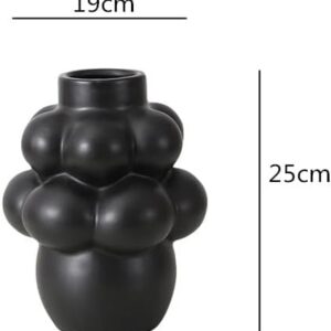 Black Bubble Vase - Image 6