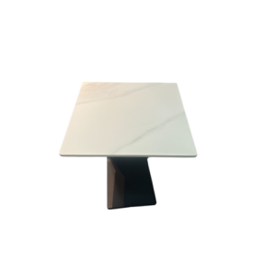 Monochrome Elegance Side Table - Image 2